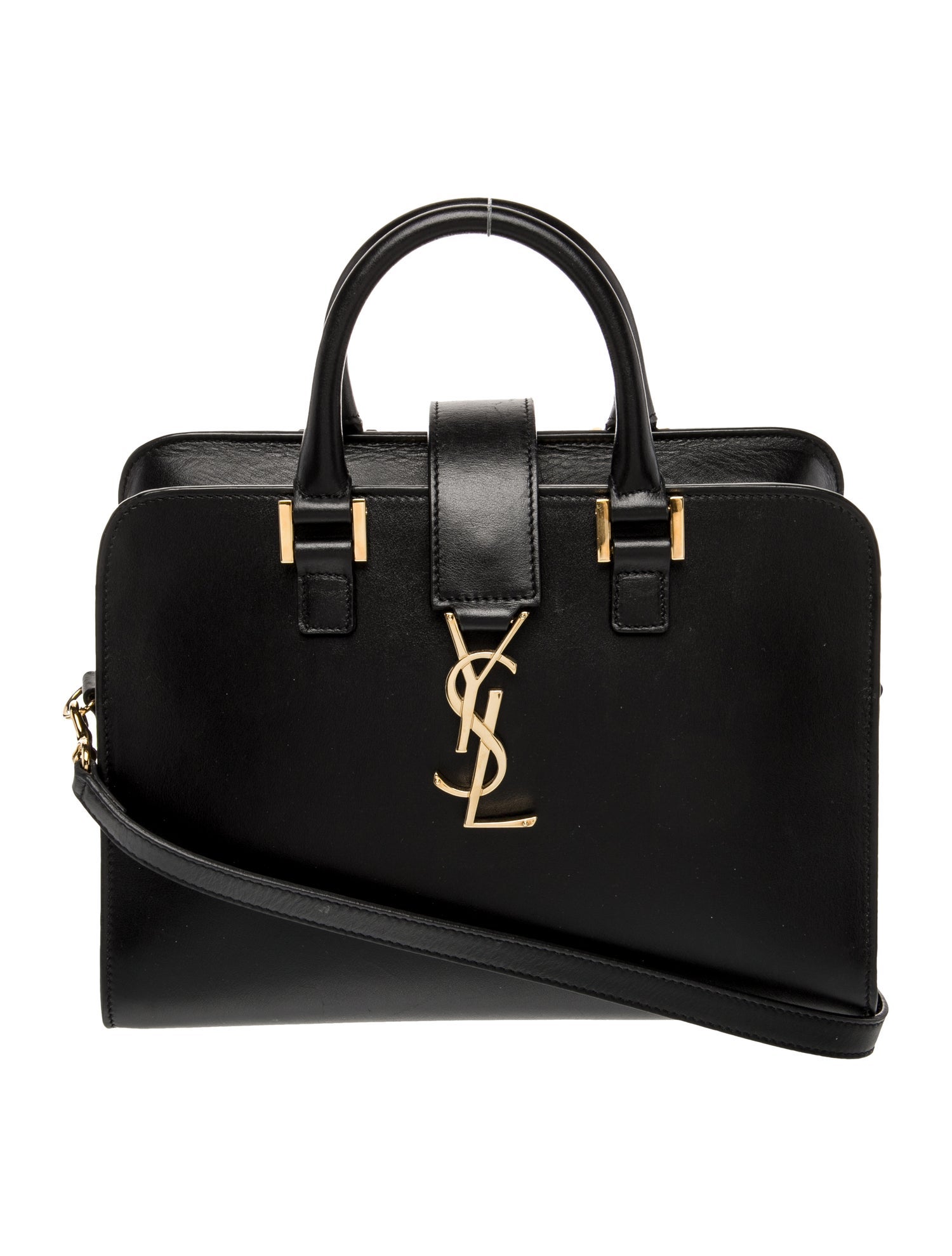 Saint Laurent Leather Cabas Small