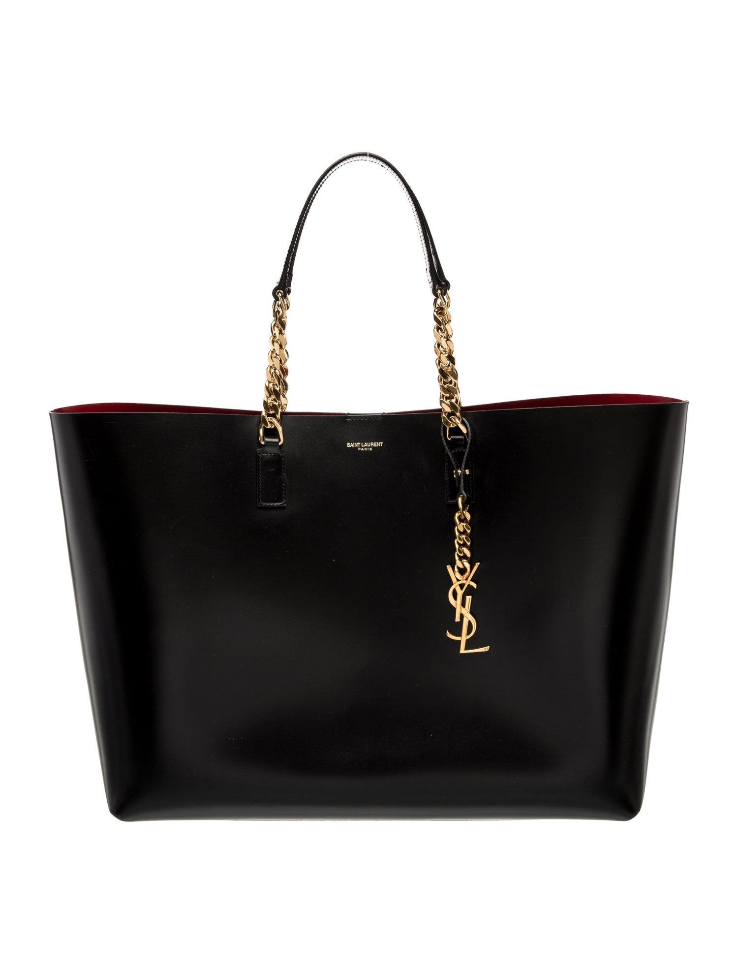 Saint Laurent Leather Monogram Double Chain