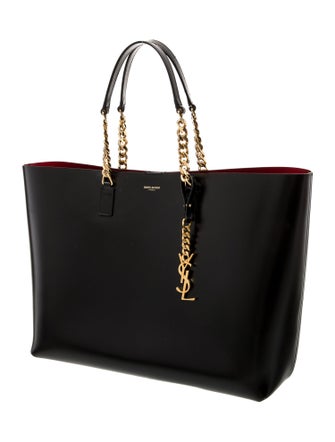 Saint Laurent Leather Monogram Double Chain