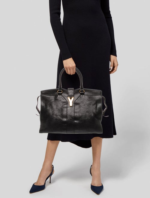 Yves Saint Laurent Leather Top Handle Bag