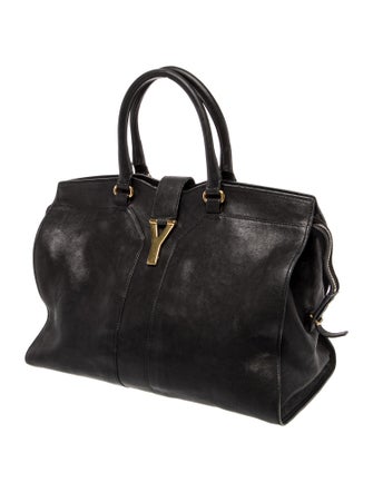 Yves Saint Laurent Leather Top Handle Bag