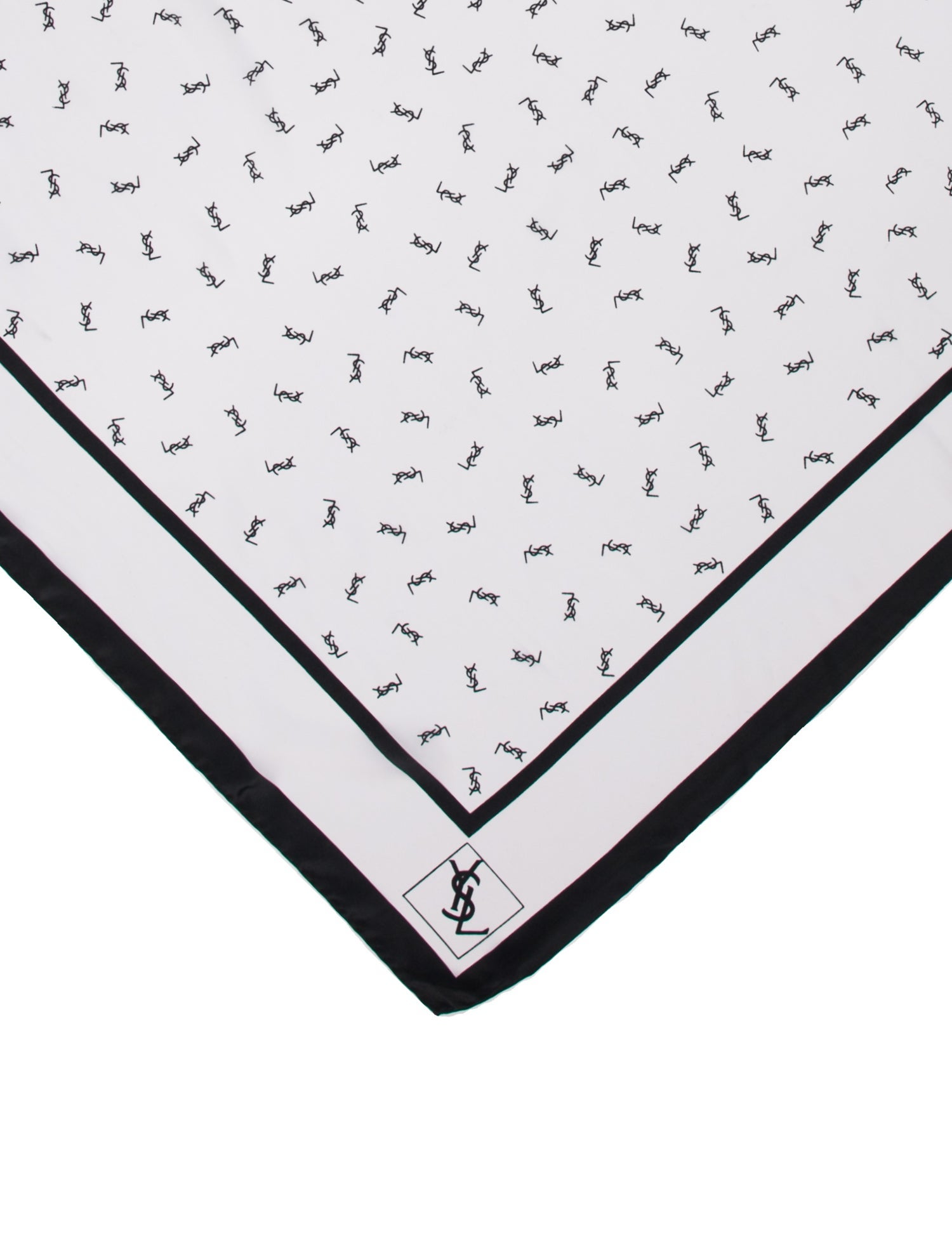 Yves Saint Laurent Suede Printed Scarf