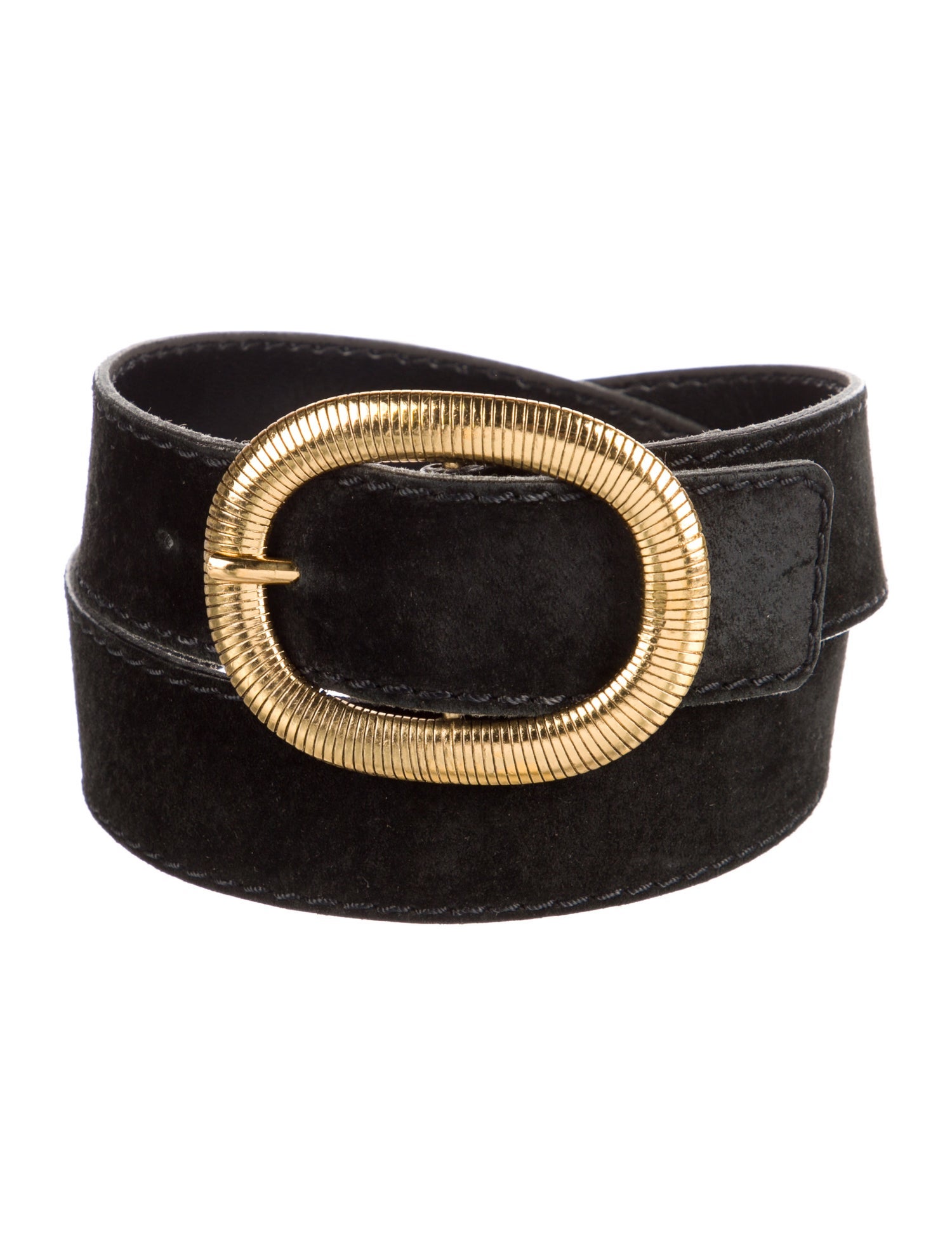 Yves Saint Laurent Rive Gauche Vintage Velvet Belt