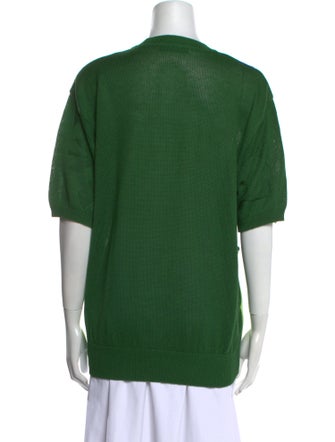 Yves Saint Laurent 1990's Colorblock Pattern Blouse