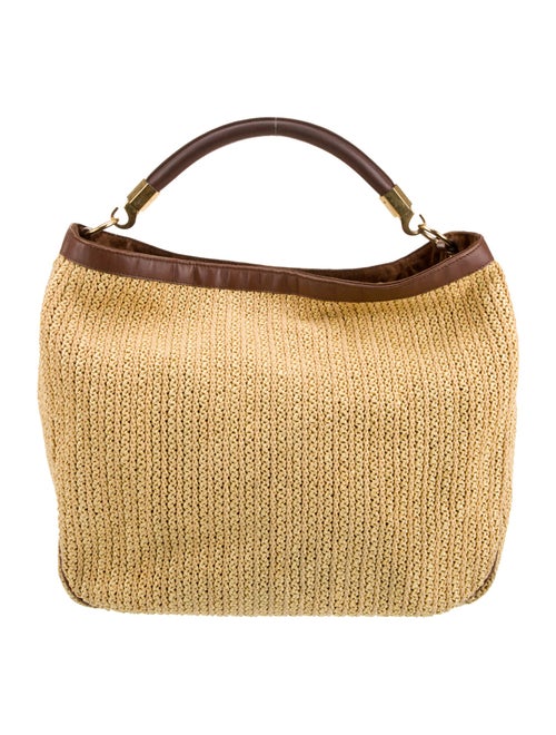 Yves Saint Laurent Raffia Hobo