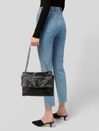 Saint Laurent Patent Leather Niki Large