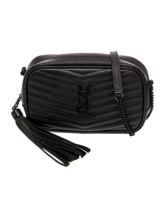 Saint Laurent Chevron Lou Mini Camera Bag