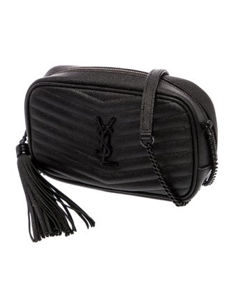 Saint Laurent Chevron Lou Mini Camera Bag
