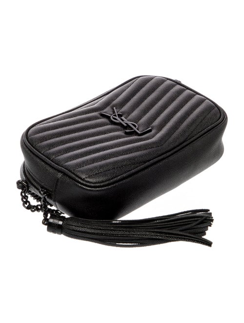 Saint Laurent Chevron Lou Mini Camera Bag