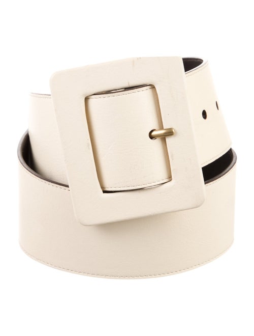 Yves Saint Laurent Wide Leather Belt