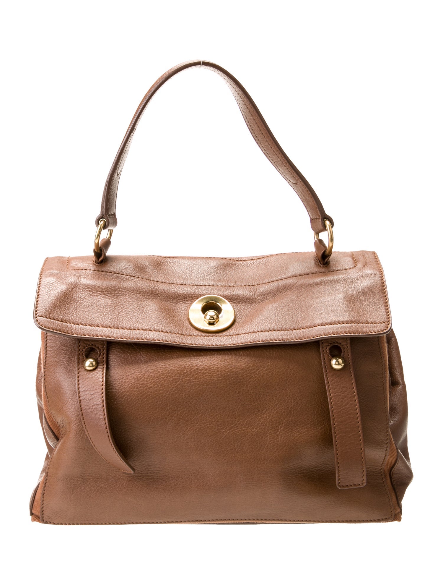 Yves Saint Laurent Leather Top Handle Bag