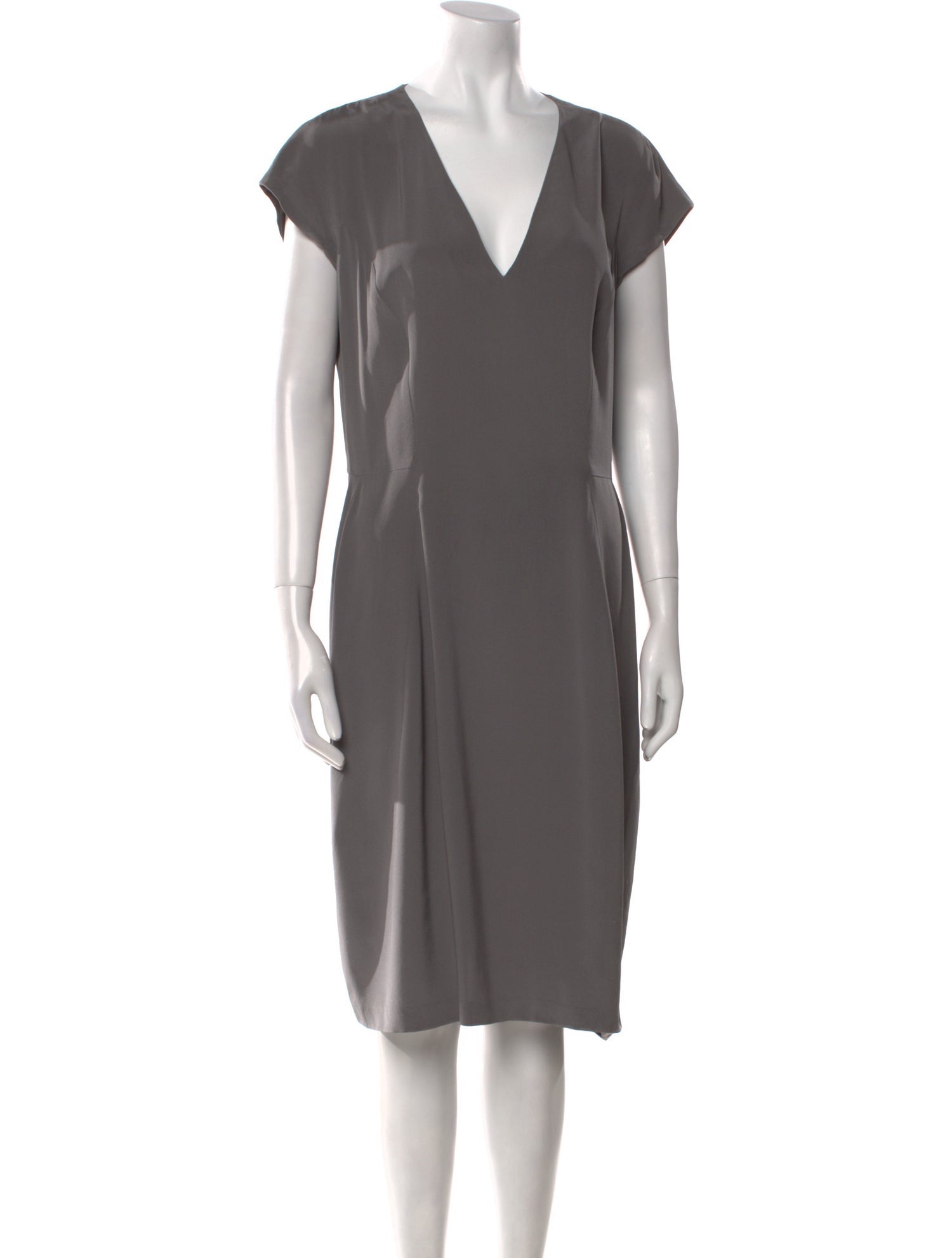 Yves Saint Laurent Silk Knee-Length Dress