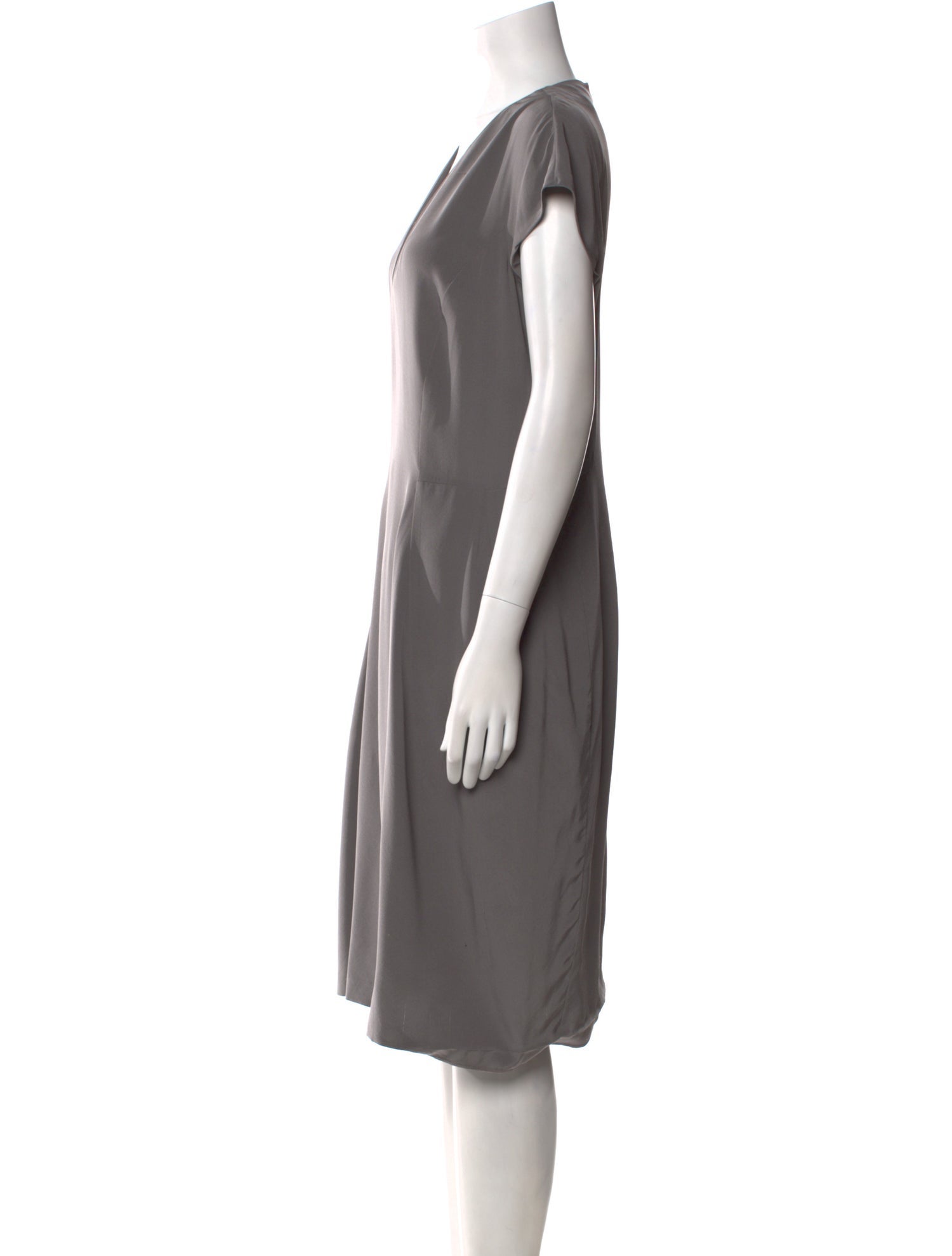 Yves Saint Laurent Silk Knee-Length Dress