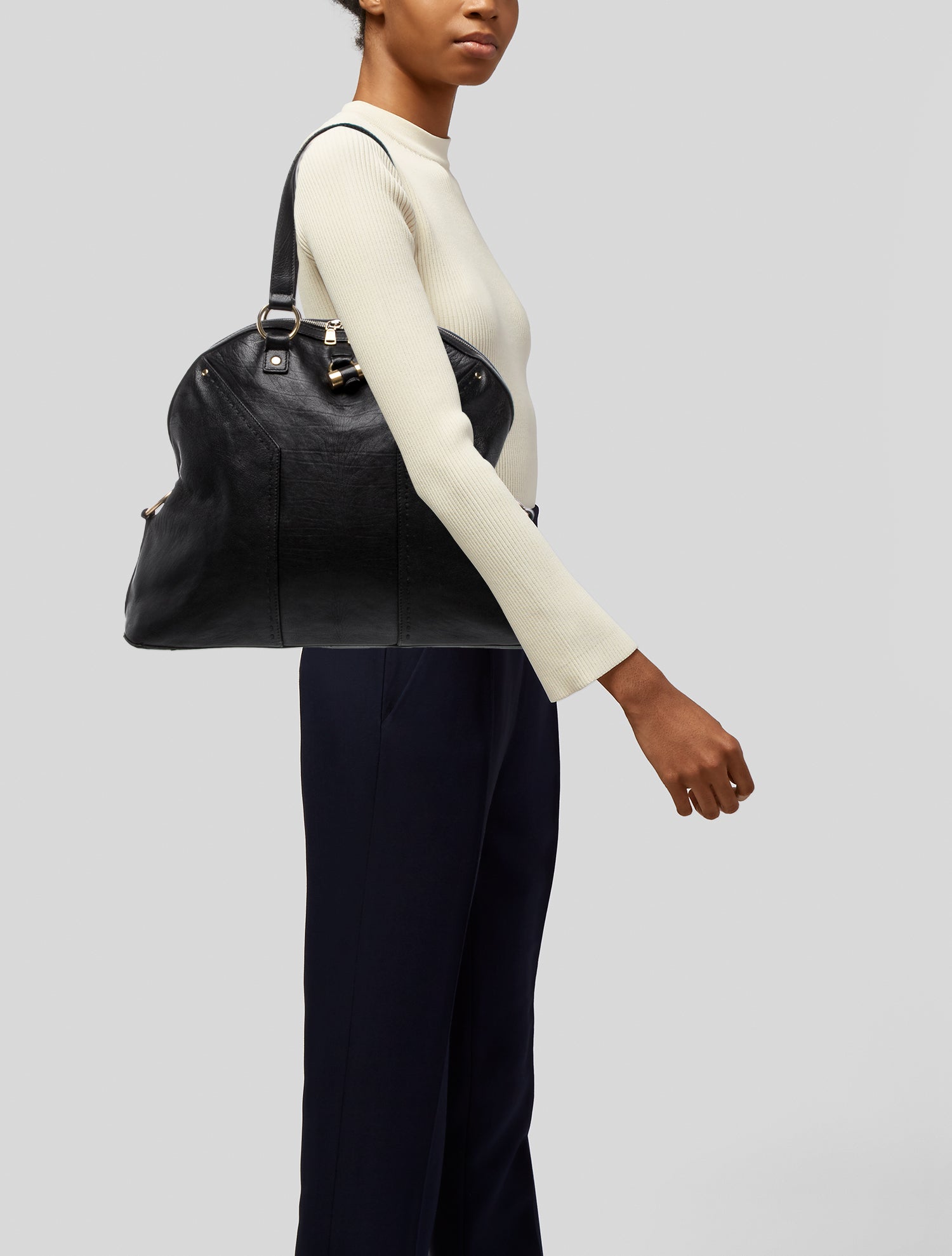 Yves Saint Laurent Leather Tote Vintage