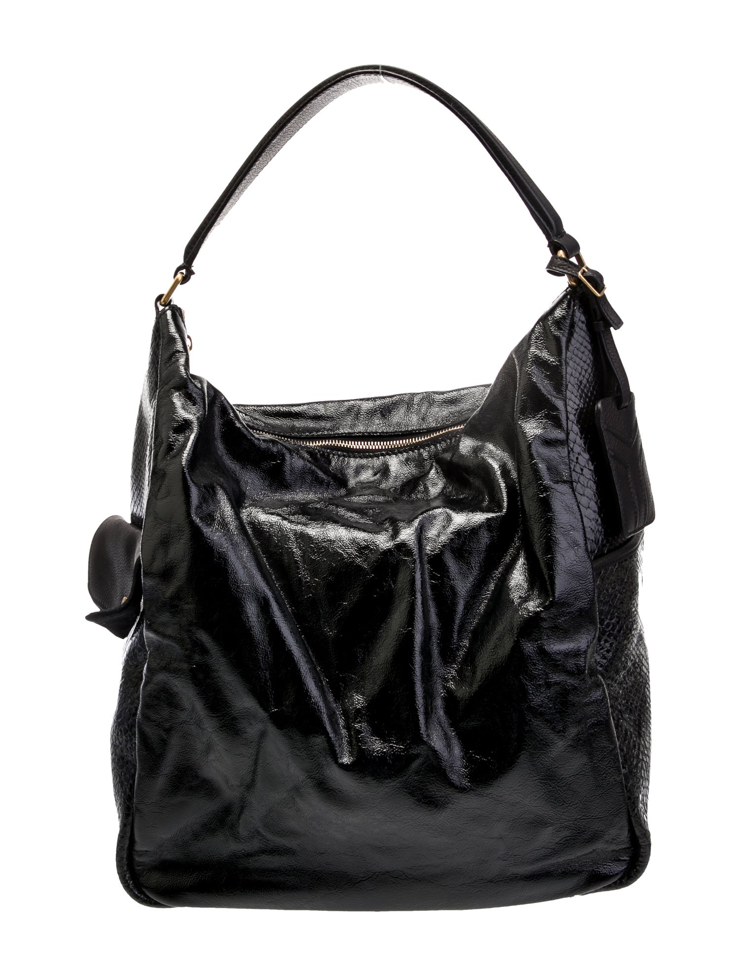 Yves Saint Laurent Patent Leather Shoulder Bag