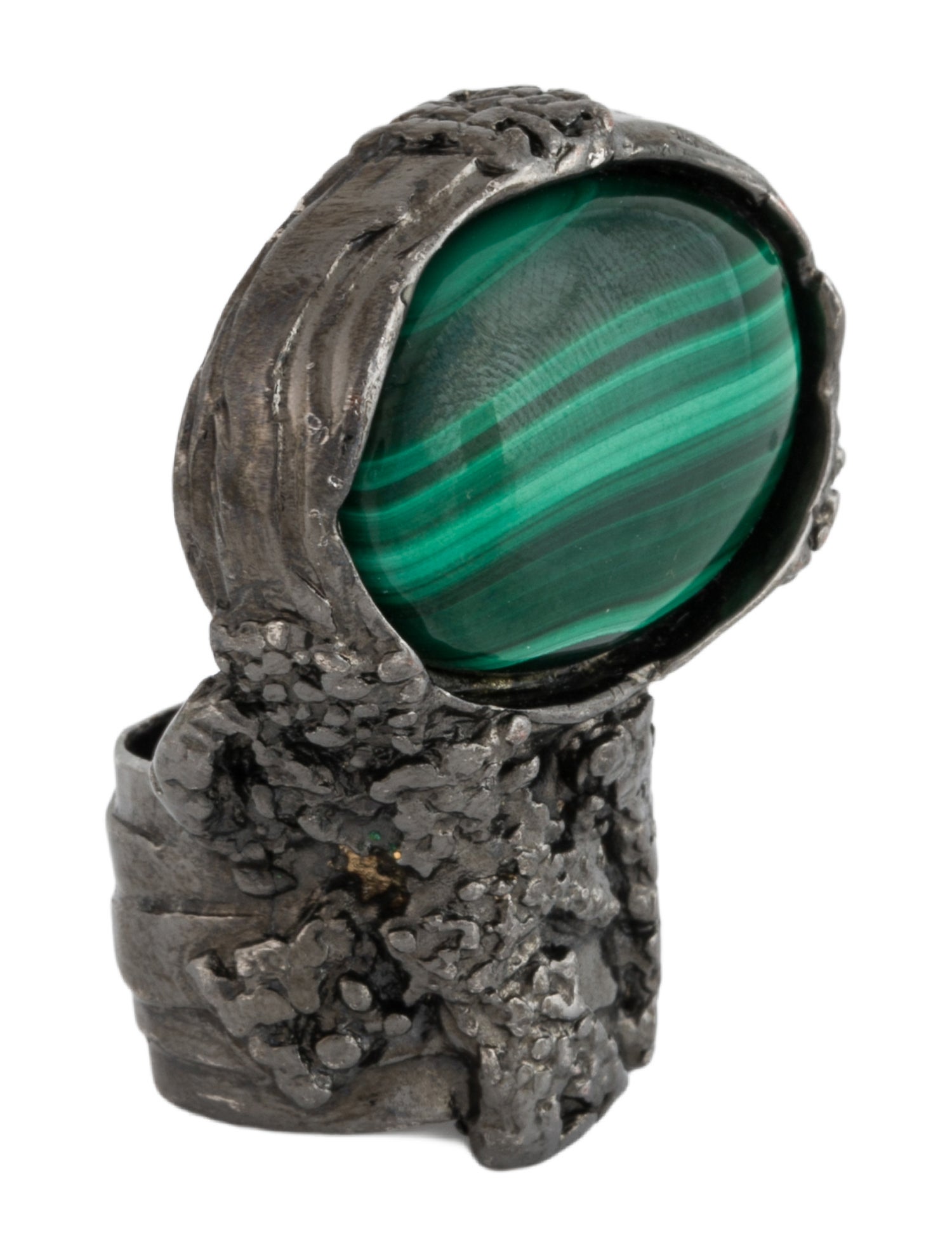 Yves Saint Laurent Glass Arty Cocktail Ring