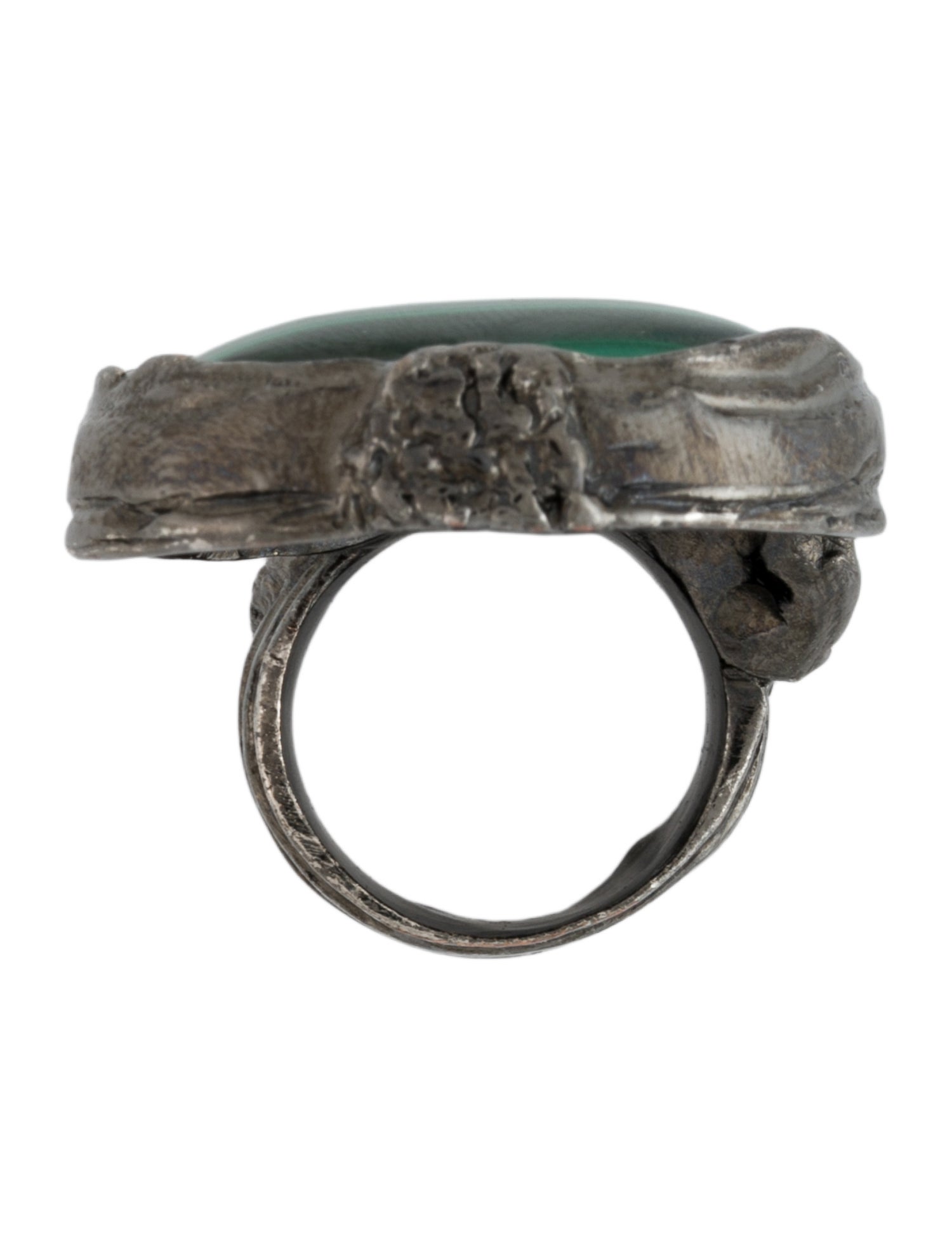 Yves Saint Laurent Glass Arty Cocktail Ring