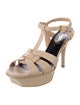 Yves Saint Laurent Leather T-Strap Pumps