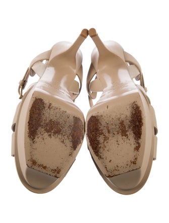 Yves Saint Laurent Leather T-Strap Pumps