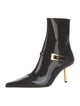 Yves Saint Laurent Leather Moto Boots