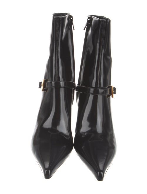 Yves Saint Laurent Leather Moto Boots
