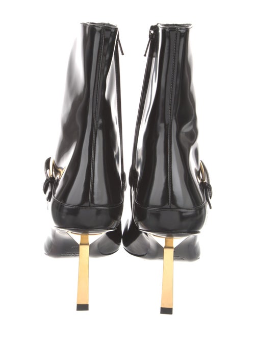 Yves Saint Laurent Leather Moto Boots
