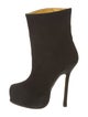 Yves Saint Laurent Rive Gauche Tribute Suede Boots
