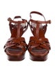 Yves Saint Laurent Leather T-Strap Sandals