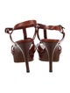 Yves Saint Laurent Leather T-Strap Sandals