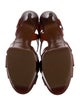 Yves Saint Laurent Leather T-Strap Sandals