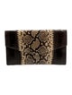 Yves Saint Laurent Python Clutch