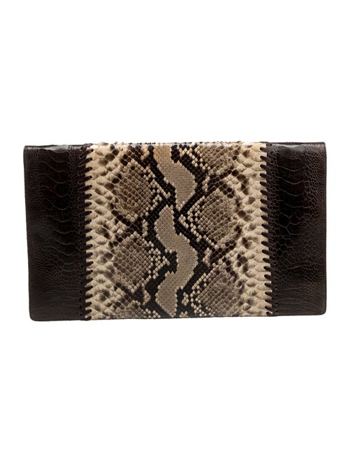 Yves Saint Laurent Python Clutch