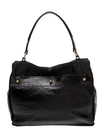 Yves Saint Laurent Patent Leather Top Handle Bag