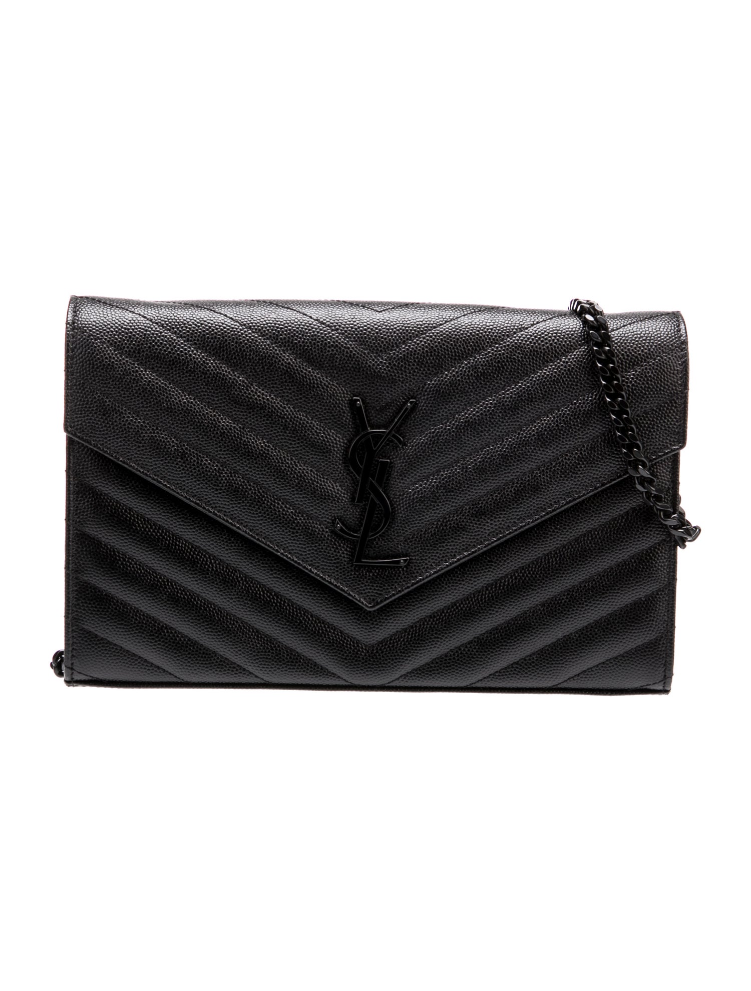 Saint Laurent Leather Evening Bag