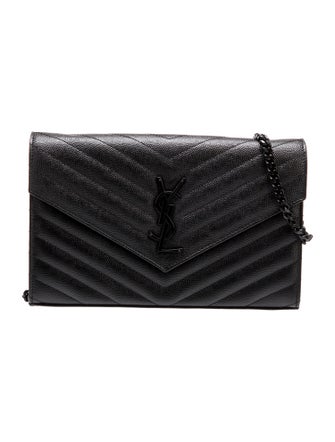 Saint Laurent Leather Evening Bag