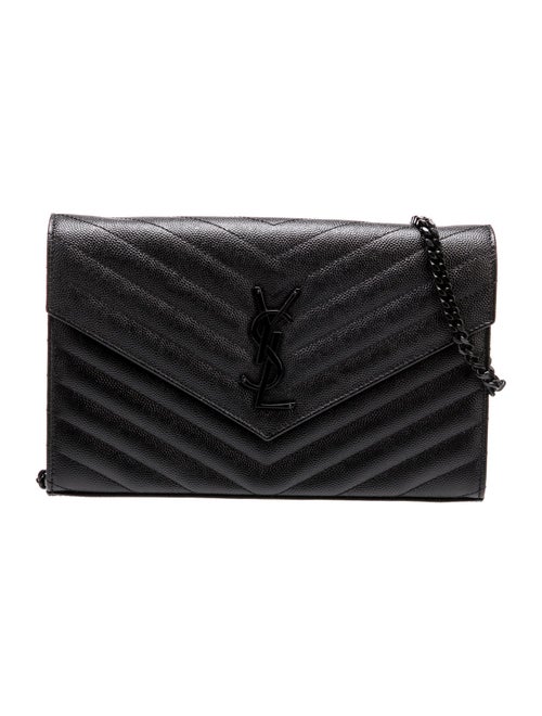 Saint Laurent Leather Evening Bag