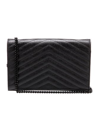 Saint Laurent Leather Evening Bag