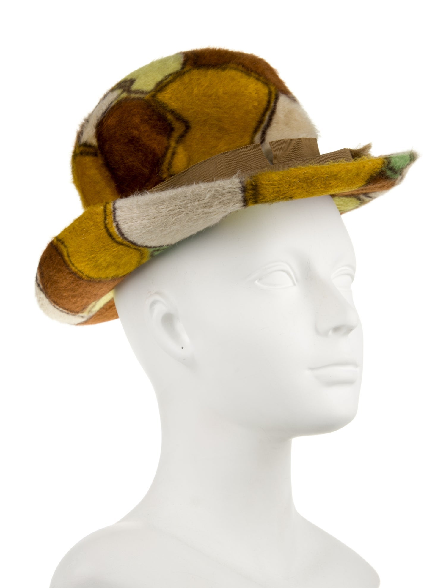 Yves Saint Laurent Vintage Retro Print Hat