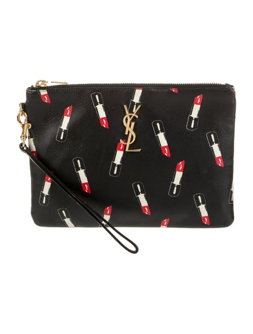 Saint Laurent Leather Clutch