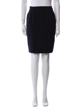 Yves Saint Laurent Wool Knee-Length Skirt
