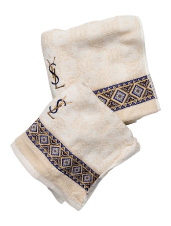 Yves Saint Laurent 2-Piece Towel Set