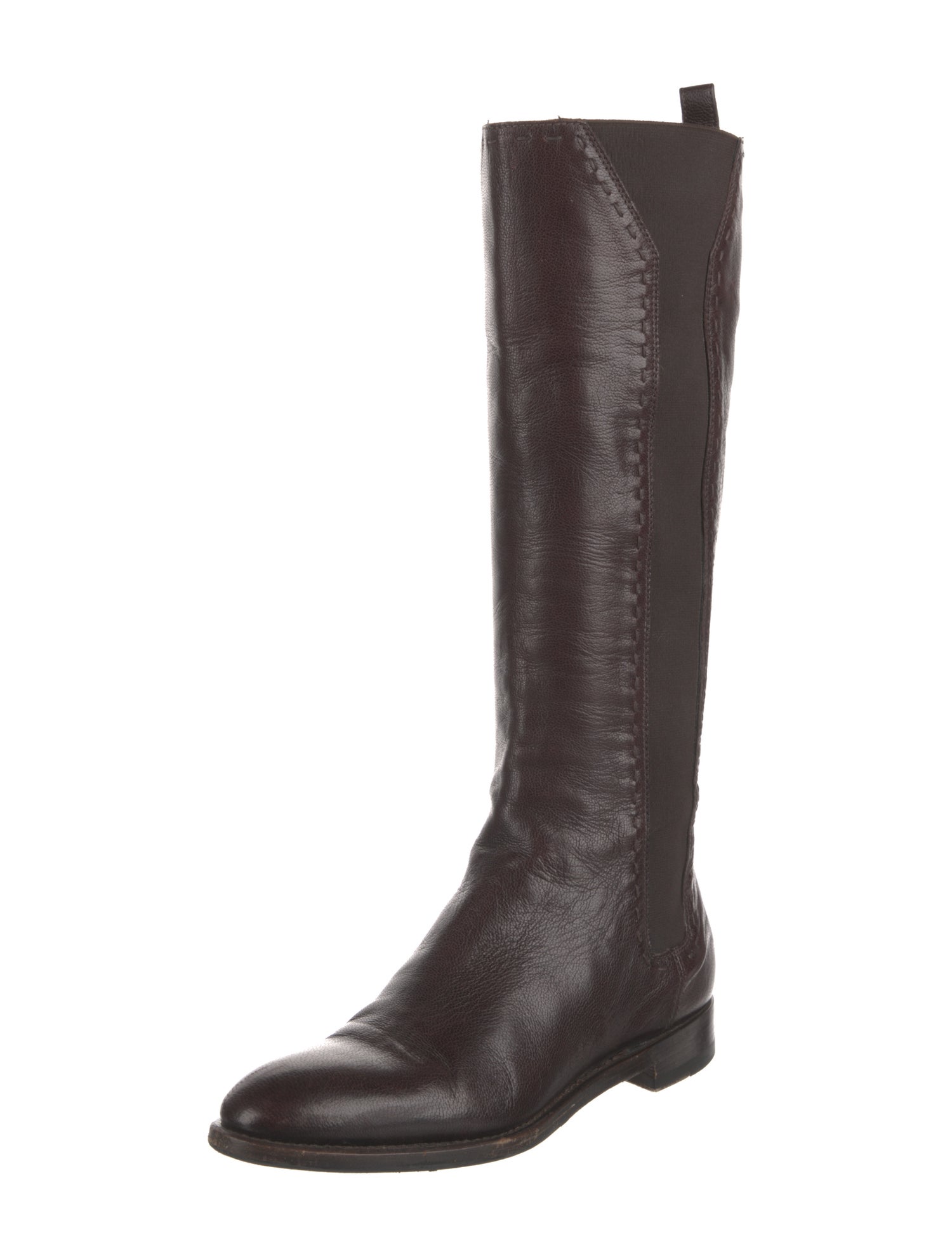 Yves Saint Laurent Leather Riding Boots