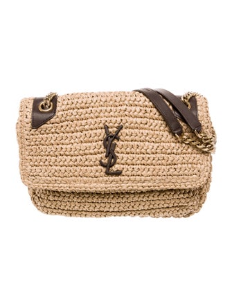 Saint Laurent Raffia Niki Medium