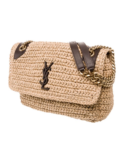 Saint Laurent Raffia Niki Medium