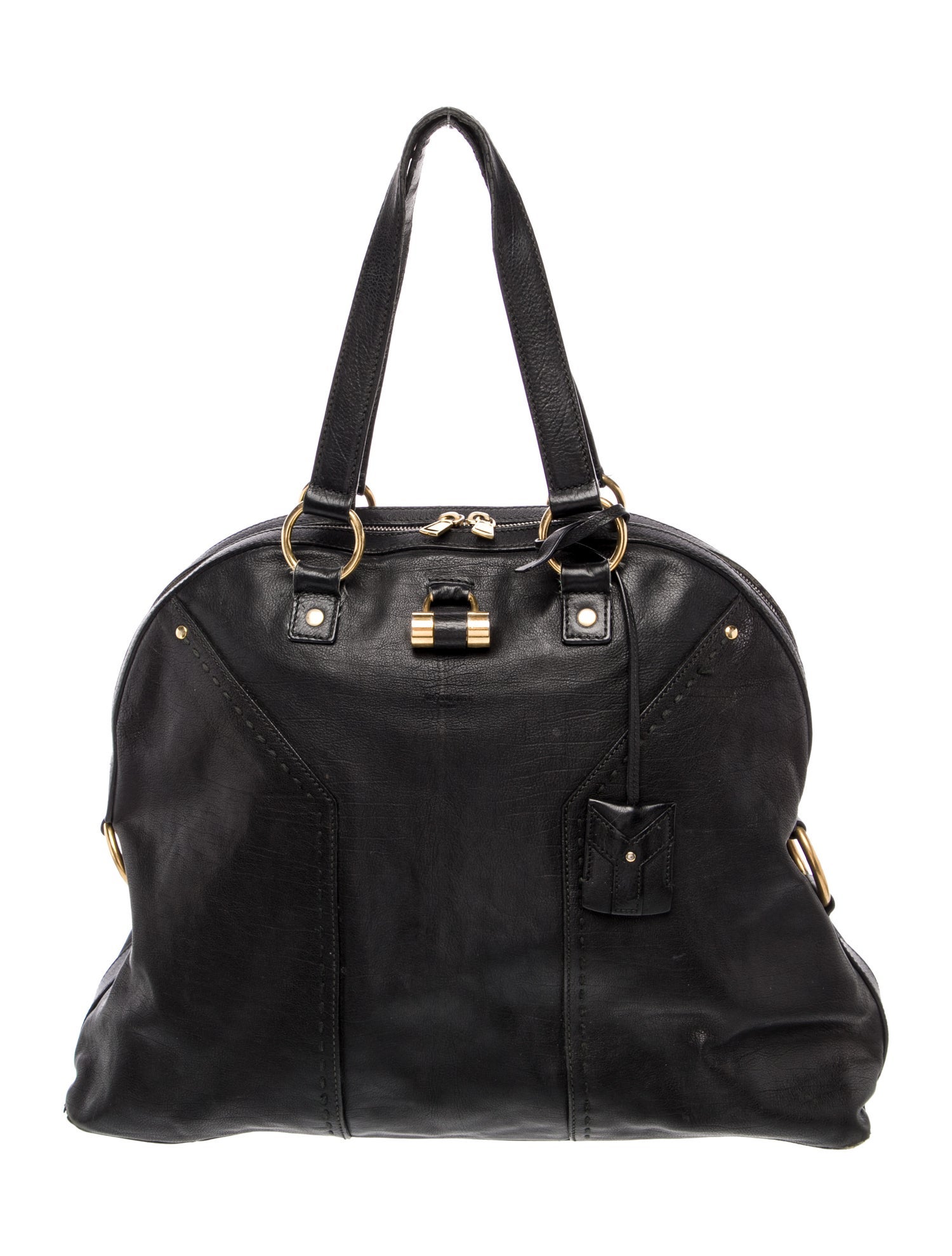 Yves Saint Laurent Leather Top Handle Bag