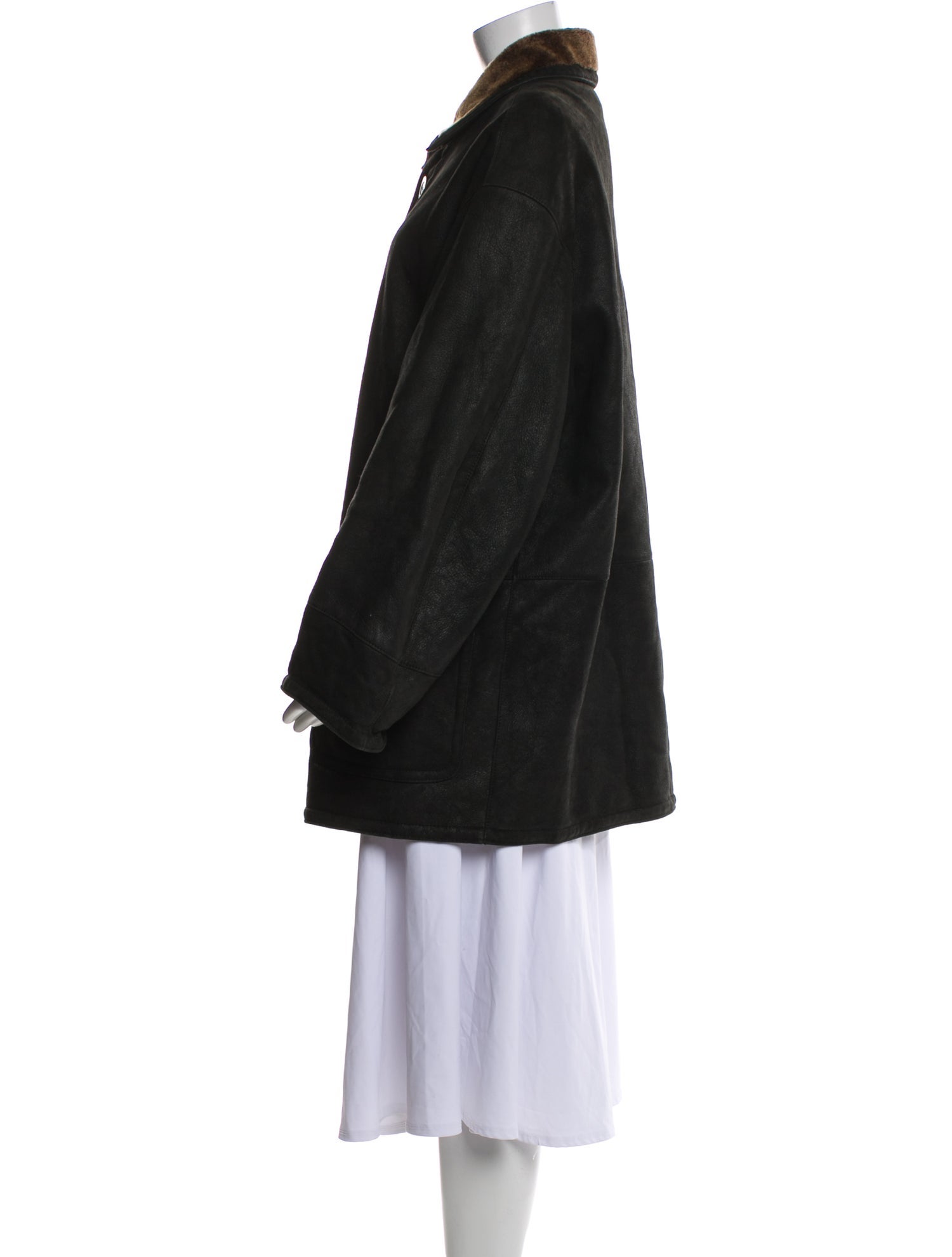 Yves Saint Laurent Vintage Shearling Faux Fur Coat