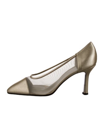 Yves Saint Laurent Mesh Mesh Accents Pumps