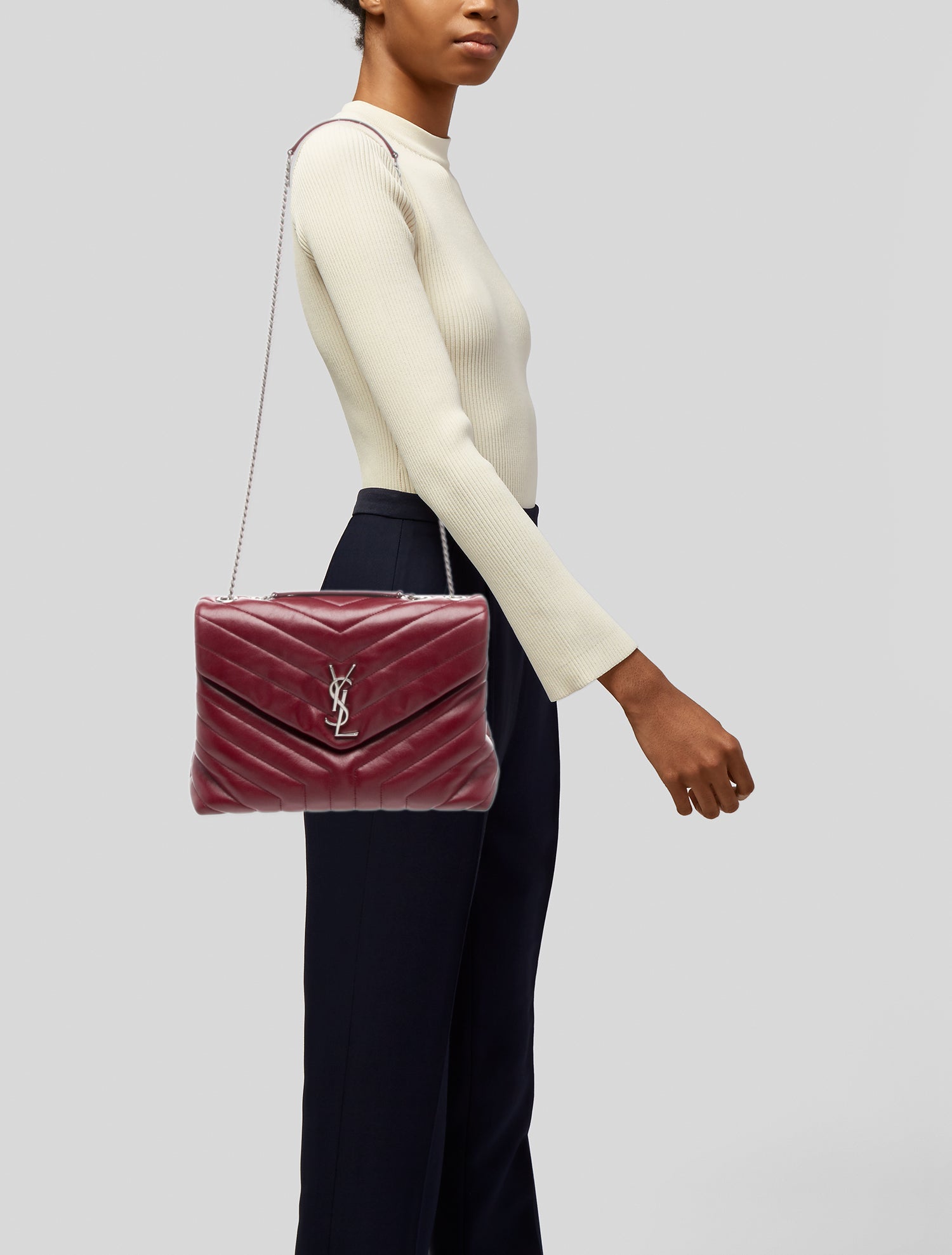 Saint Laurent Quilted LouLou Medium