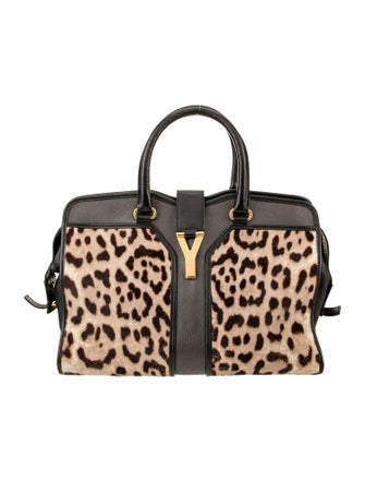 Yves Saint Laurent Ponyhair Top Handle Bag