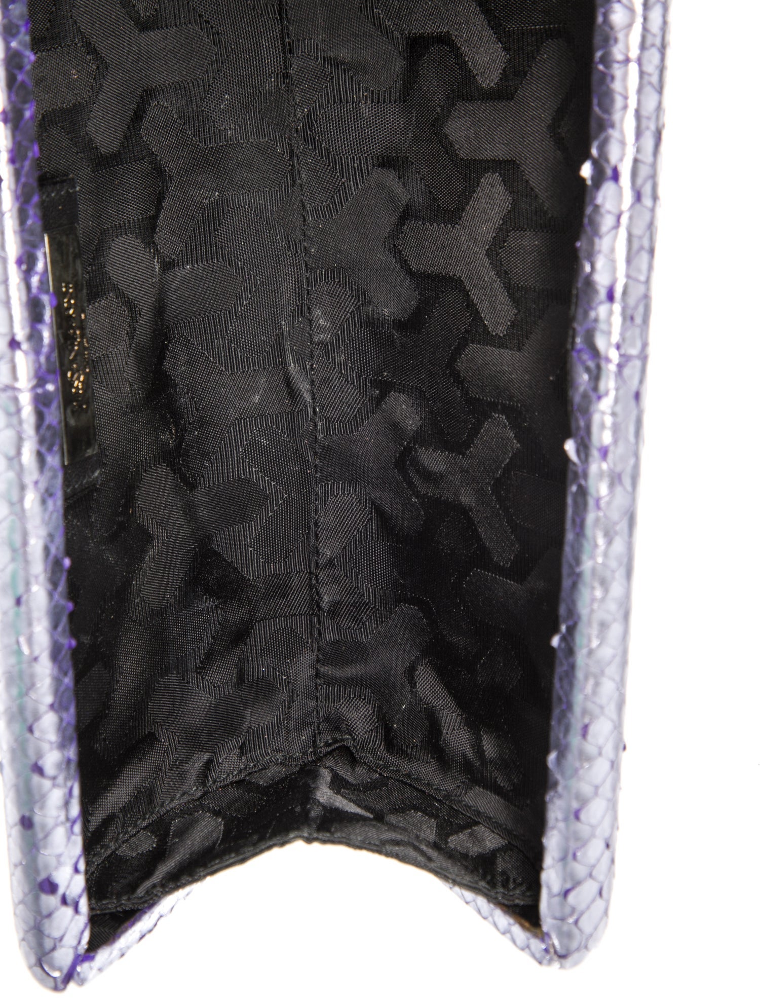 Yves Saint Laurent Snakeskin Minaudière